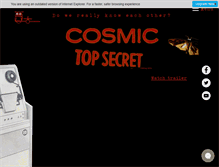 Tablet Screenshot of cosmictopsecretgame.com